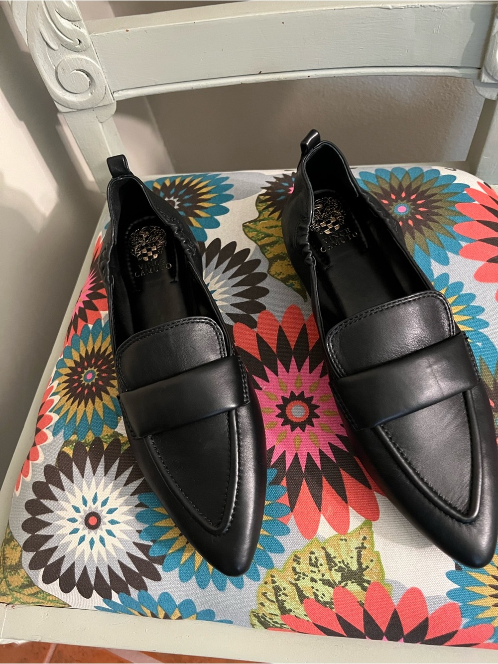 Vince Camuto Azur Black Loafers